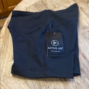 Workout shorts with pockets 2 pair